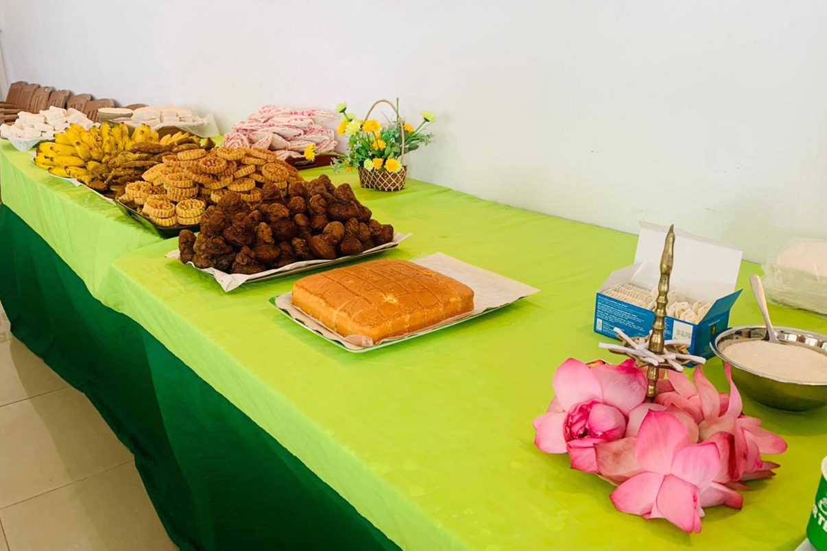 Sinhalese New Year Table 2025
